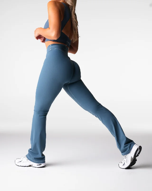 River Effortless Flare Leggings Fashionable Leather-Look Leggings