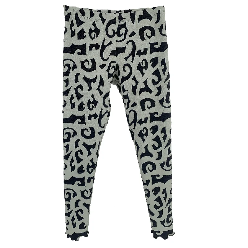 Seagrass Tatua Jacquard Knit Leggings Fashionable Quick-Dry Leggings