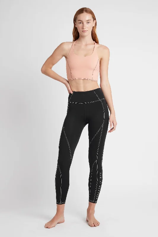 Signature Logo Full Length Legging 201 Fashionable Sports Compression Leggings