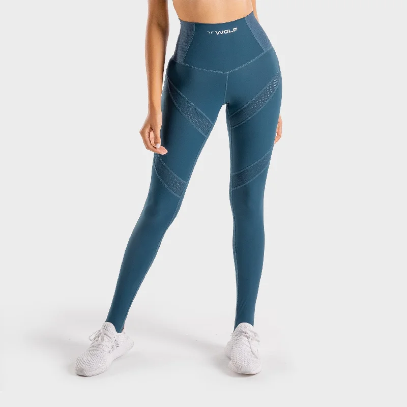 Wolf Leggings - Peacock Elegant Metallic Leggings