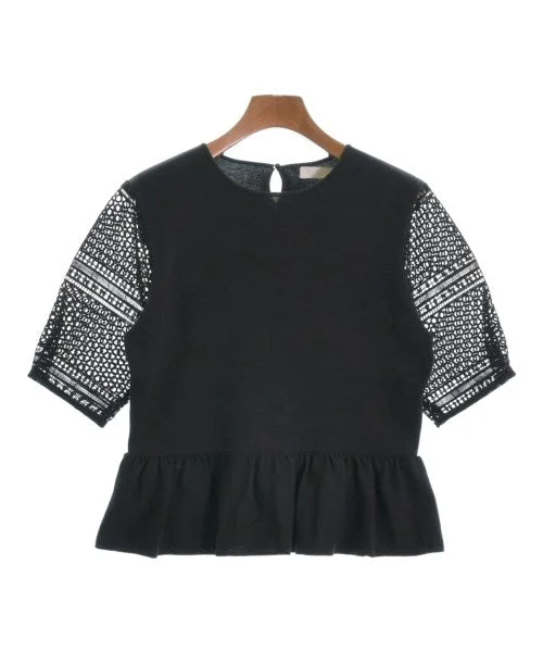 Ballsey Sweaters Solid Color Striped Floral Print