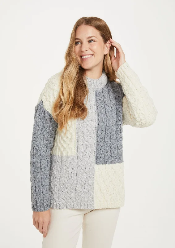 Cobh Aran Patch Sweater Wool Sweater Cotton Sweater Cashmere Sweater
