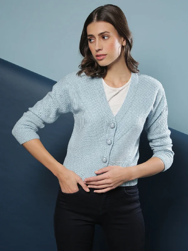 Campus Sutra Women Solid Stylish Casual Sweaters Layered Multi-layer Single Layer