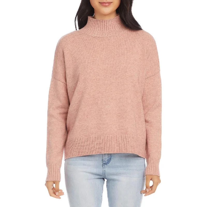 Karen Kane Womens Ribbed Trim Heathered Turtleneck Sweater Lace Blend Ribbed Blend Corduroy Blend Karen Kane Womens Ribbed Trim Heathered Turtleneck Sweater Lace Blend Ribbed Blend Corduroy Blend