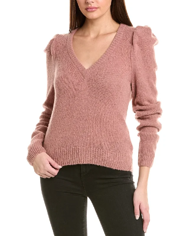 Nation LTD Lara Alpaca & Wool-Blend Sweater Casual Formal Business