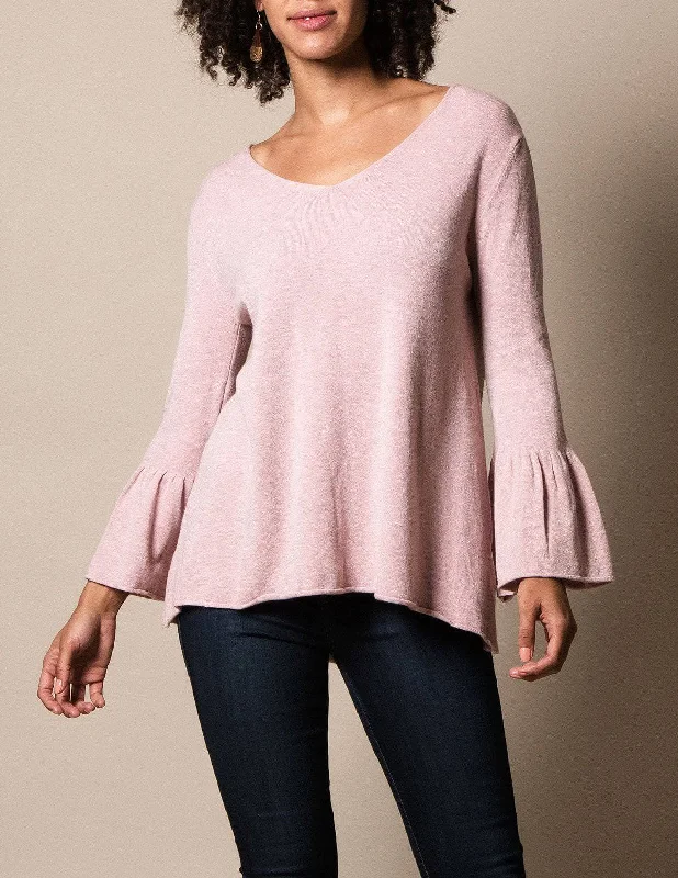 Que Bella Sweater - Petal Oversized Loose Flowy