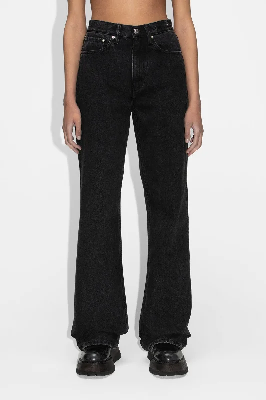 Bootcut Jeans Casual Distressed Denim Jeans