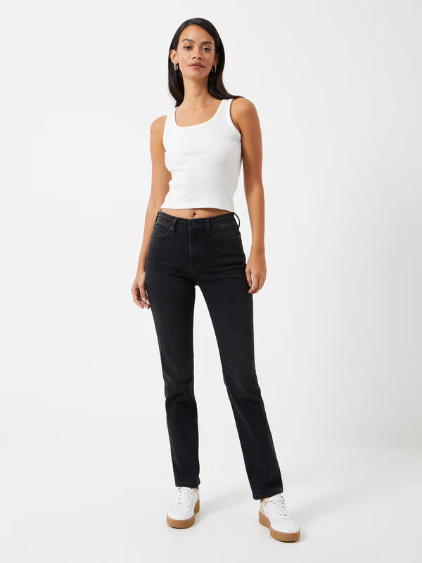 French Connection Denim Stretch Slim Straight Jeans-Black-74PZJ Fashionable Slim Fit Jeans French Connection Denim Stretch Slim Straight Jeans-Black-74PZJ Fashionable Slim Fit Jeans