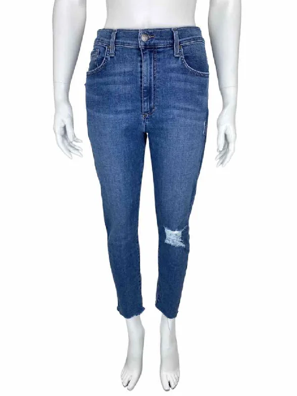 Joe's Jeans, Women's High-Rise Skinny Ankle Jean, Medium Indigo, Size 31 (10-12) Casual Bootcut Ripped Jeans Joe's Jeans, Women's High-Rise Skinny Ankle Jean, Medium Indigo, Size 31 (10-12) Casual Bootcut Ripped Jeans