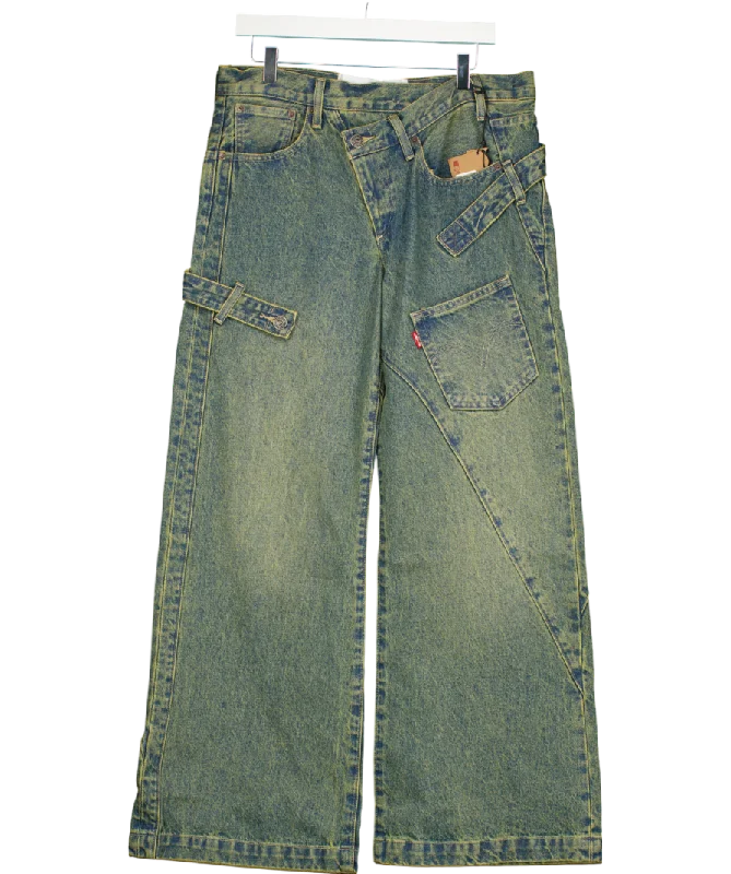 levis Blue Levi’s® X Adsb Andersson Bell Overlay Jeans W31 Fashionable Bootcut Jeans