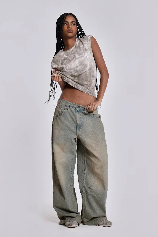 Light Wash Colossus Jeans Chic Faded Blue Jeans