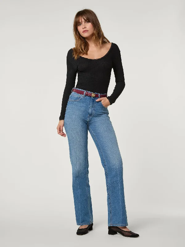 MADELEINE Jeans Comfortable Straight-Legged Denim