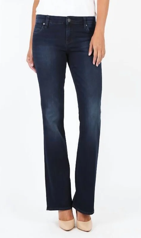 Natalie High Rise Jeans In Dark Wash Trendy Classic Fit Jeans