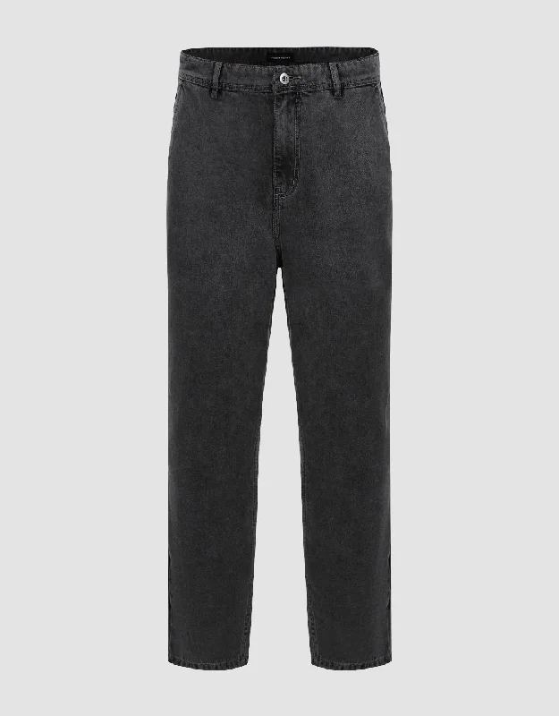 Straight Jeans Cozy Relaxed Fit Jeans