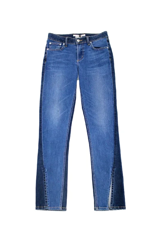TULAROSA - Contrast Wash Jeans Chic Ripped Jeans