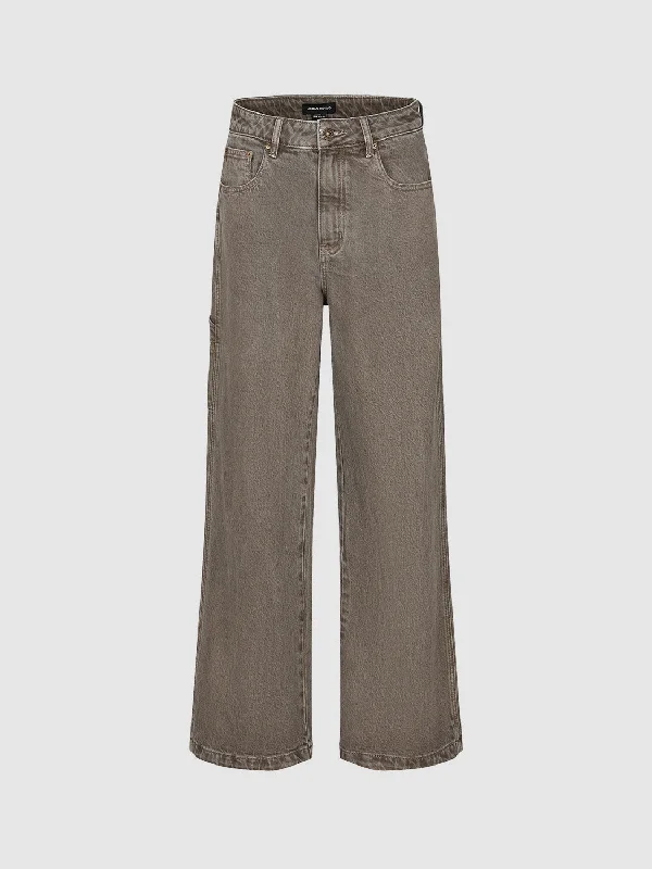 Straight Jeans Elegant Bootcut Fit Jeans