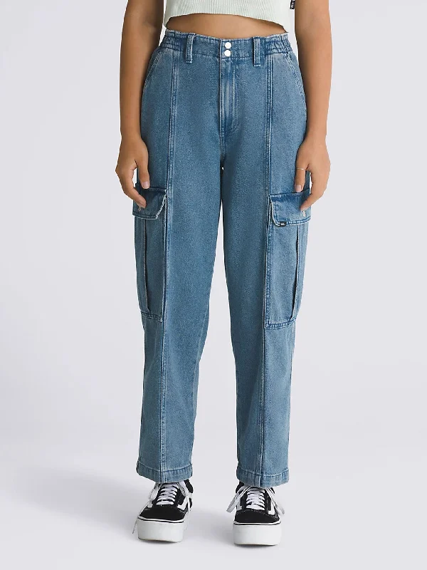Sidewalk Denim Cargo Jeans Trendy Skinny Fit Jeans