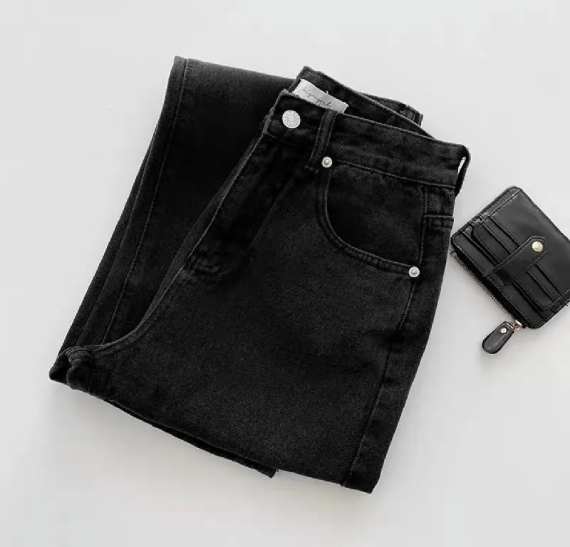 Women Vintage High Waist Jeans Trendy Acid Wash Skinny Jeans
