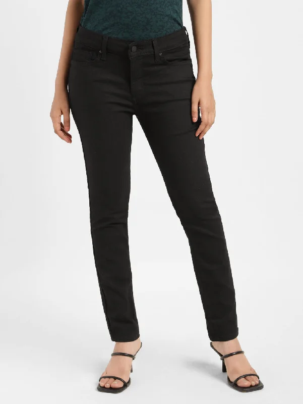 Women's Mid Rise 711 Skinny Fit Jeans Comfortable Ankle Jeans