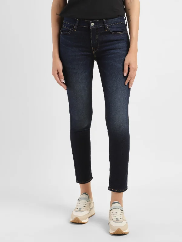 Women's Mid Rise 711 Skinny Fit Jeans Fashionable Jeggings Style Jeans
