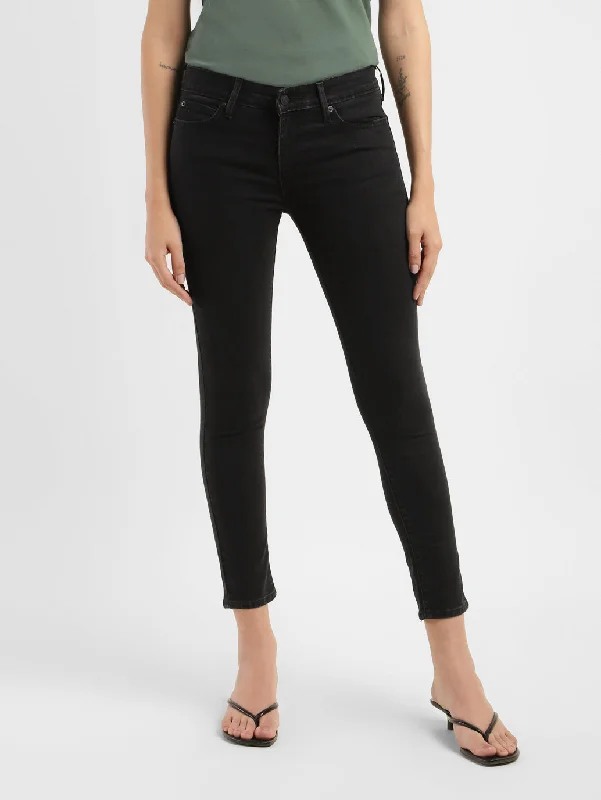 Women's Mid Rise 711 Skinny Fit Jeans Trendy Low-Rise Bootcut Jeans