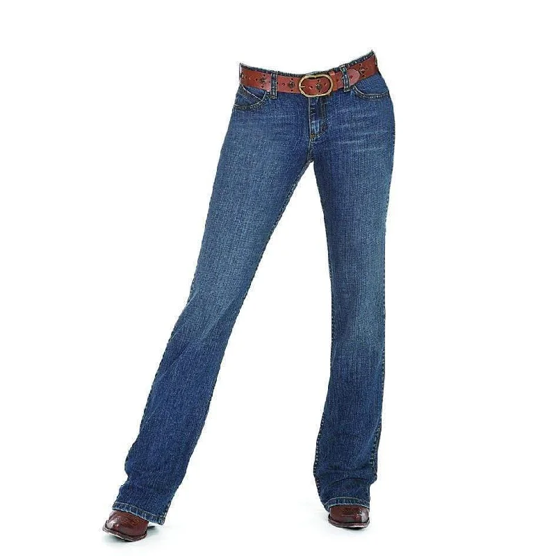 Wrangler Womens Ultimate Riding Jean Mid-Rise, Bootcut Q Baby Jeans Trendy Wide-Leg High-Waist Denim Wrangler Womens Ultimate Riding Jean Mid-Rise, Bootcut Q Baby Jeans Trendy Wide-Leg High-Waist Denim